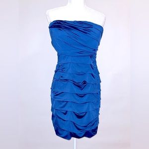 Speechless Blue Strapless Dress XL